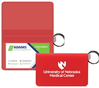 Wallet Red ID W/ Key Chain Emblem Une Medical Center
