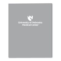 UNMC Shield UNE Medical Center Gloss Pocket Folder