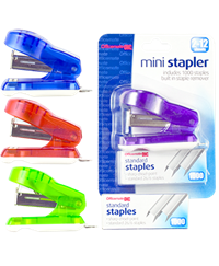 Officemate Mini Stapler Kit - Asst Mini 1Pk BP 20Sht Capacity