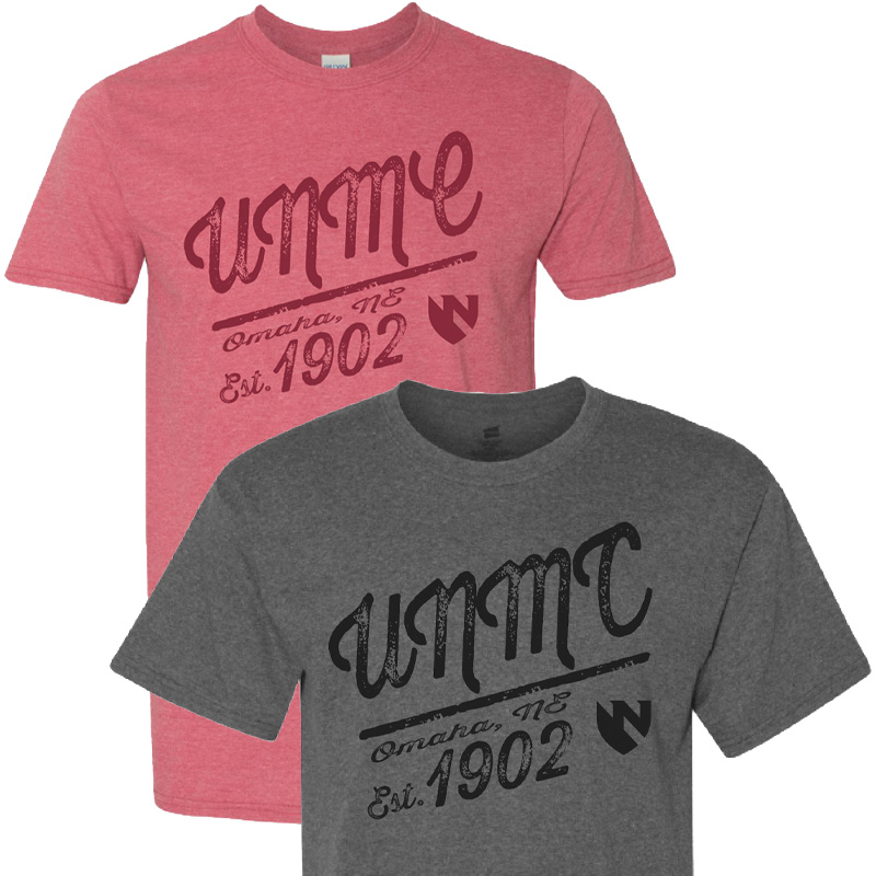 UNMC Script 1902 T-Shirts (SKU 11509004144)