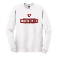 LS White Emblem University Medical Center Tee