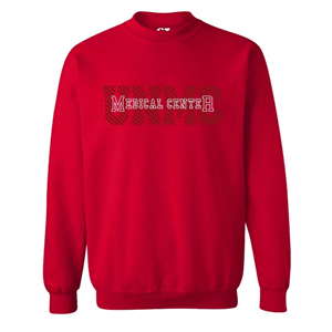 UNMC (Behind) Medical Center (In Front) Crewneck Sweatshirt