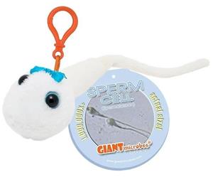 Sperm Cell Plush Key Chain