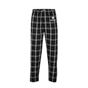 Black/White Plaid UNMC Flannel Pants