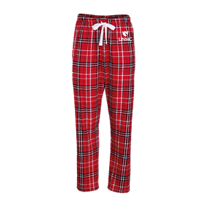 Women's Red/White Plaid UNMC Flannel Pants