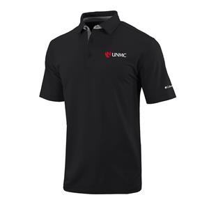 Columbia Black UNMC Emblem Polo