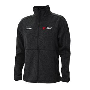 Columbia Women's Full Zip Fleece Black UNMC Emblem Jacket